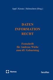 Cover von Daten - Information - Recht