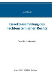 Cover von Gesetzessammlung des liechtensteinischen Rechts