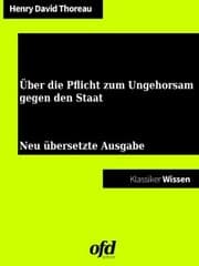 Cover von Über die Pflicht zum Ungehorsam gegen den Staat