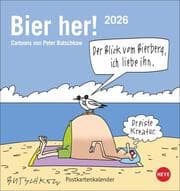 Cover von Bier her Postkartenkalender 2026