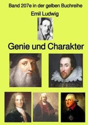 Cover von Genie und Charakter - Band 207e in der gelben Buchreihe - bei Jürgen Ruszkowski