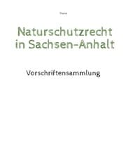 Cover von Naturschutzrecht in Sachsen-Anhalt