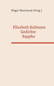 Cover von Elisabeth Kulmann Gedichte - Sappho