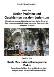 Cover von Lieder, Psalmen und Geschichten aus dem Judentum