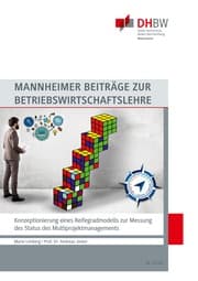 Cover von Konzeptionierung eines Reifegradmodells zur Messung des Status des Multiprojektmanagements