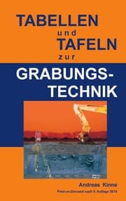 Cover von Tabellen und Tafeln zur Grabungstechnik