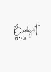Cover von Budget Planer Weiß Minimalistisch
