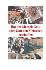 Cover von Hat der Mensch Gott, oder Gott den Menschen erschaffen