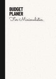 Cover von Budget Planer Weiß Minimalistisch