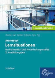 Cover von Rechtsanwalts- und Notarfachangestellte, Lernsituationen 2. Ausbildungsjahr