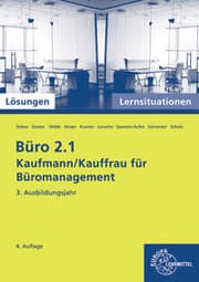 Cover von Büro 2.1, Lernsituationen 3. Ausbildungsjahr