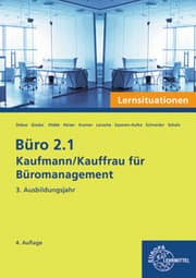 Cover von Büro 2.1 - Kaufmann/Kauffrau für Büromanagement, Lernsituationen, 3. Ausbildungsjahr