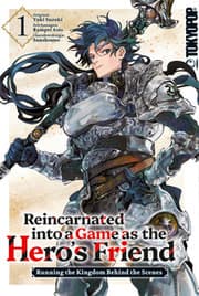 Cover von Reincarnated into a Game as the Heros Friend 01