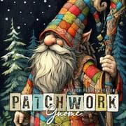 Cover von Patchwork Gnome Malbuch für Erwachsene