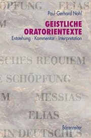Cover von Geistliche Oratorientexte