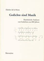 Cover von Gedichte sind Musik