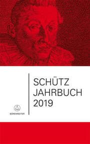 Cover von Schütz-Jahrbuch 2019