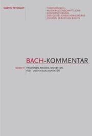 Cover von Bach-Kommentar III