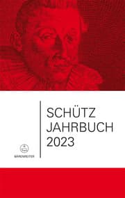Cover von Schütz-Jahrbuch / Schütz-Jahrbuch 2023,45. Jahrgang