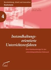 Cover von Instandhaltungsorientierte Unterrichtsverfahren