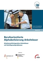 Cover von Berufsorientierte Alphabetisierung Arbeitsloser