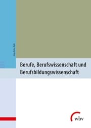 Cover von Berufe, Berufswissenschaft und Berufsbildungswissenschaft