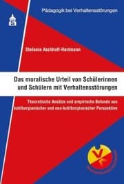 Cover von Das moralische Urteil von Schülerinnen und Schülern mit Verhaltensstörungen