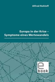 Cover von Europa in der Krise - Symptome eines Wertewandels