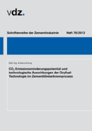 Cover von CO2-Emmissionsminderungspotential und technologische Auswirkungen der Oxyfuel-Technologie im Zementklinkerprozess