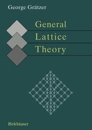 Cover von General Lattice Theory