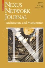 Cover von Nexus Network Journal 11,3