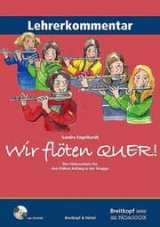 Cover von Wir flöten quer.Lehrerkommentar