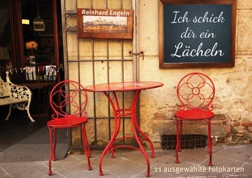Cover von Postkartenbuch 'Ich schick dir ein Lächeln'