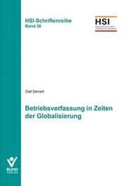 Cover von Betriebsverfassung in Zeiten der Globalisierung