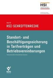 Cover von Standort- und Beschäftigungssicherung in Tarifverträgen und Betriebsvereinbarungen