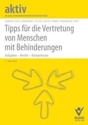 Cover von Tipps für die Vertretung von Menschen mit Behinderungen