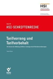 Cover von Tarifvorrang und Tarifvorbehalt