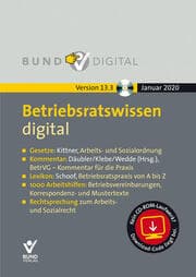 Cover von Betriebsratswissen digital Version 13.3