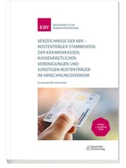 Cover von Verzeichnisse der KBV - Stand: 1. Quartal 2026