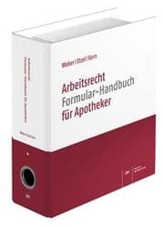 Cover von Arbeitsrecht Formular-Handbuch für Apotheker