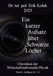 Cover von Ein kurzer Aufsatz über Schwarze Löcher