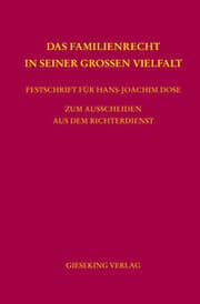 Cover von Das Familienrecht in seiner großen Vielfalt