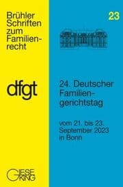 Cover von 24. Deutscher Familiengerichtstag