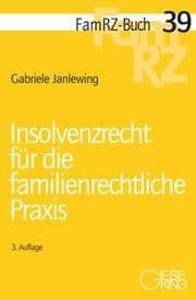 Cover von Insolvenzrecht für die familienrechtliche Praxis
