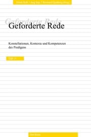 Cover von Geforderte Rede. Konstellationen, Kontexte und Kompetenzen des Predigens