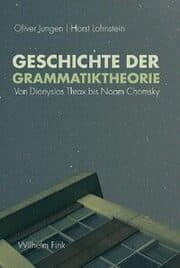 Cover von Geschichte der Grammatiktheorie