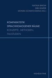 Cover von Komparatistik sprachhomogener Räume