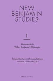 Cover von Community in Walter Benjamins Philosophy