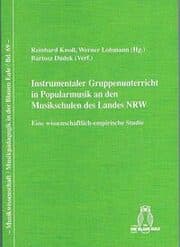 Cover von Instrumentaler Gruppenunterricht in Popularmusik an den Musikschulen des Landes NRW