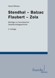 Cover von Stendhal-Balzac-Flaubert-Zola